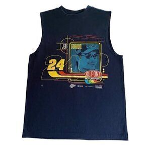 Jeff Gordon Mens Muscle T-Shirt Graphic Winner Circle Nascar Dupont Size Medium